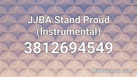 Toradh íomhá ar Jjba Openings Roblox ID