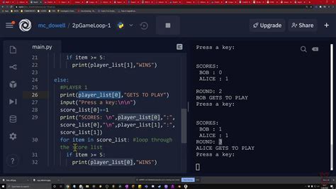 Python Player に対する画像結果