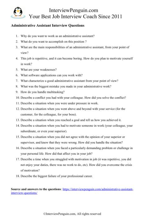 Image result for Interview Questions for Admin Role