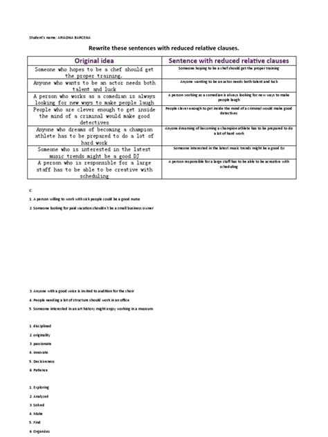 Reduced Relative Clause Examples に対する画像結果