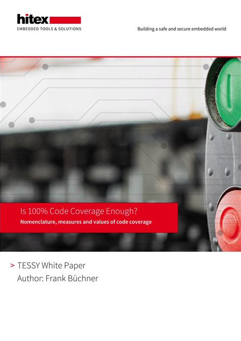 Toradh íomhá ar Tessy Code Coverage