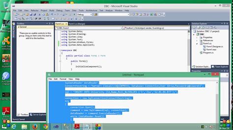 Image result for Microsoft Visual Studio 2019 SQL Server Examples