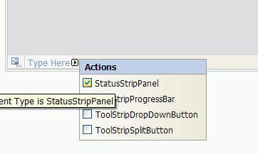 Visual Studio StatusStrip に対する画像結果