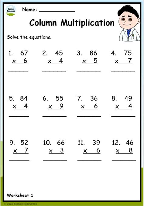 Image result for Multiplication for 3rd Graders