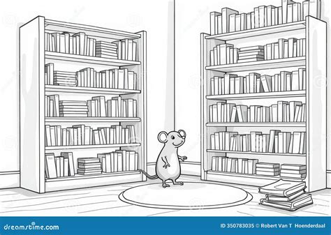 Library Mouse Coloring Page に対する画像結果
