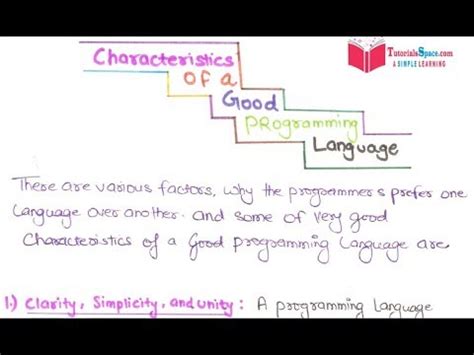 Image result for Characteristics of Good Programming Language