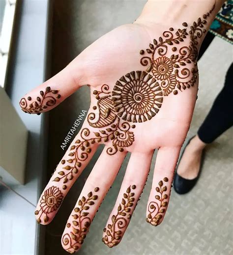 Image result for Mehndi Design Simple Front Hand