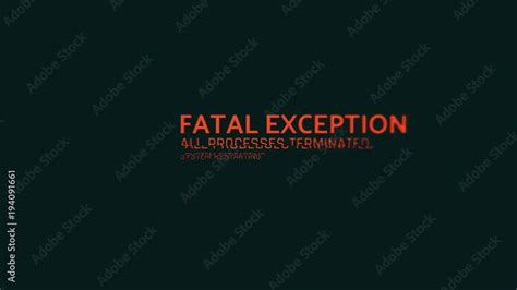 Image result for Fatal Error Text Image