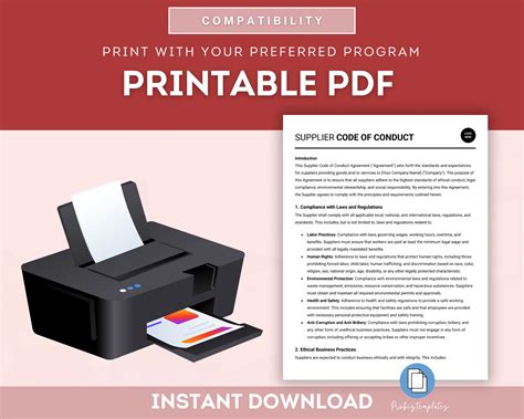 Image result for Code of Conduct Agreement Form