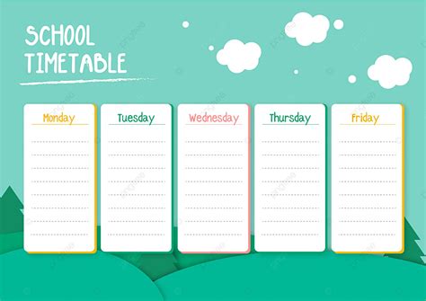 Image result for Time Table in HTML Code for School