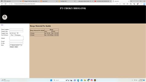 Afbeeldingsresultaten voor Contoh Codingan Yoko Kitchen
