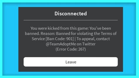 Image result for Roblox Ban Message Disconnected From Gae
