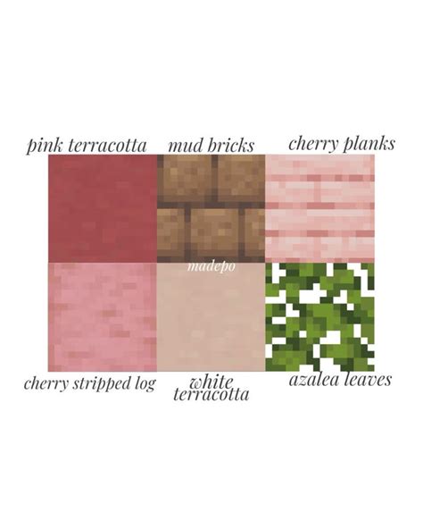 Image result for Cherry Color Gradient Minecraft