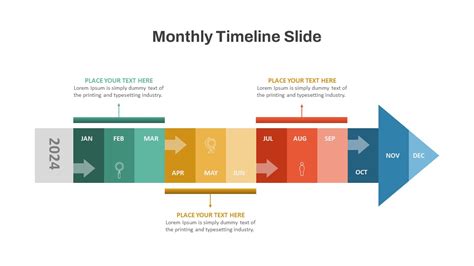 6 Month Timeline Template For PowerPoint and Google Slides - SlideKit