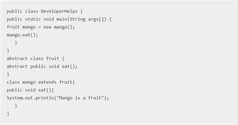 Afbeeldingsresultaten voor Abstract Method and Concrete Method in Java