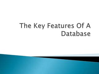 Image result for Features of Database