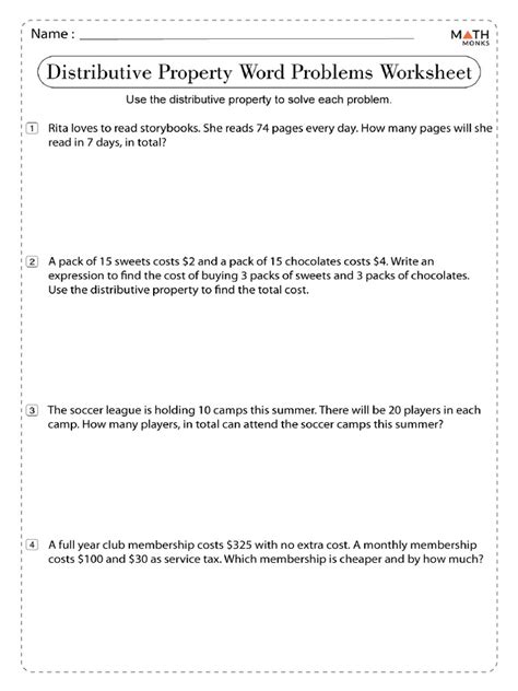 Distributive Property Word Problems に対する画像結果
