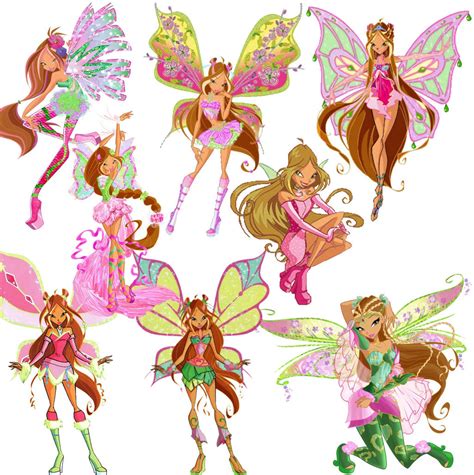 Toradh íomhá ar Winx Club Transformations in Order