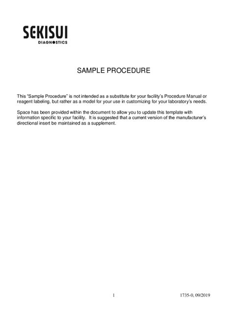 Image result for Sample Procedure Introduction