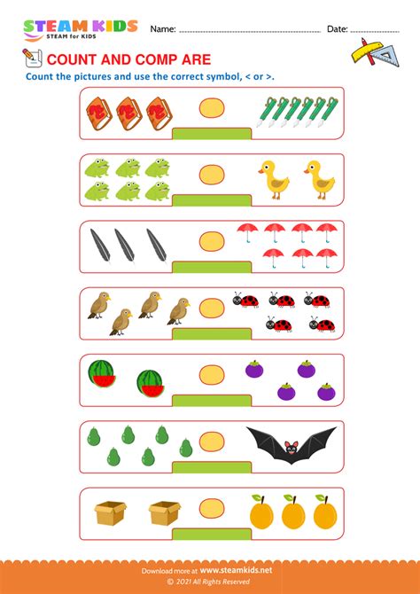 Comparing Numbers Examples for Kids に対する画像結果