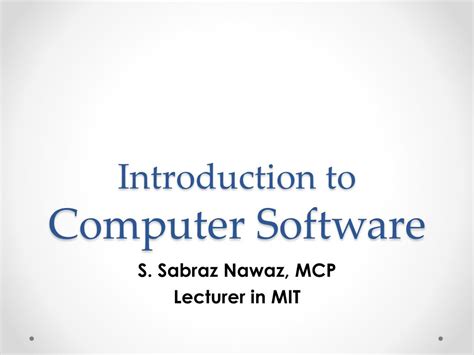 Image result for Introduction to Software Written