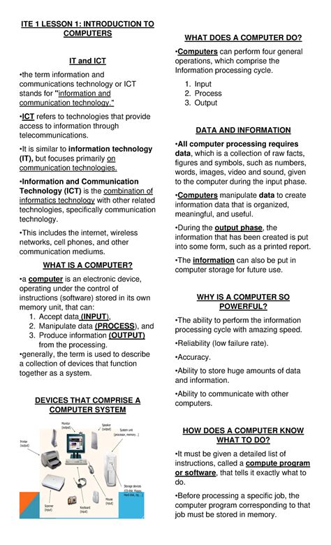 Image result for Introduction to Computing Technology
