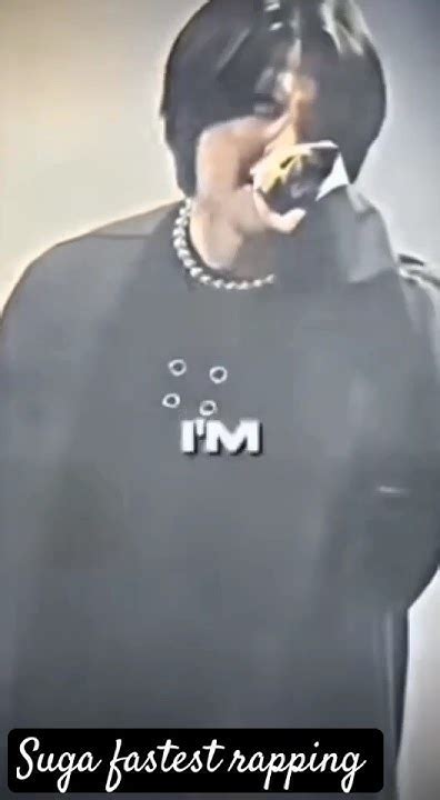 Toradh íomhá ar Suga Rapping Fast