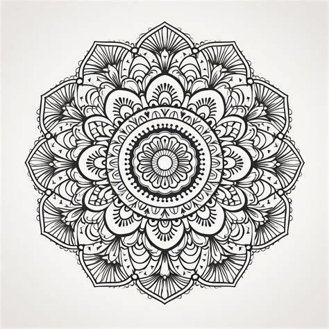 Mandala pattern drawing sketch. | Premium Photo Illustration - rawpixel