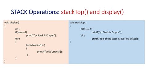 Image result for Common Operations in Stack List