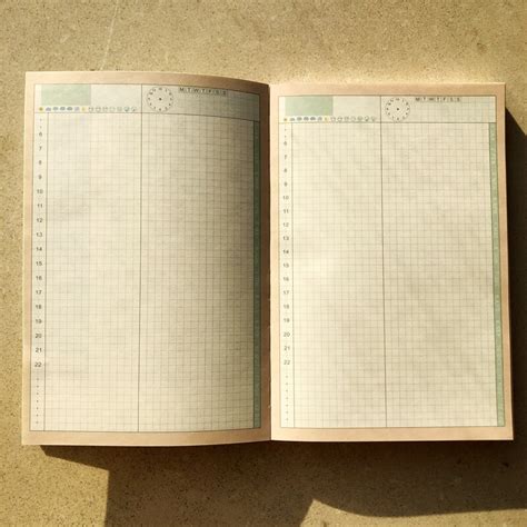 Bildergebnis für Timeline Planner Notebook