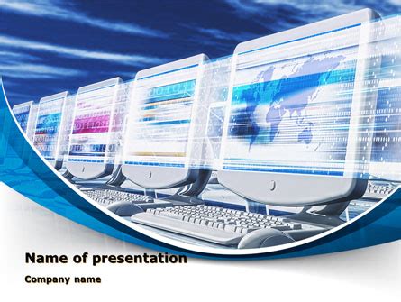 Toradh íomhá ar Computer Presentation Template