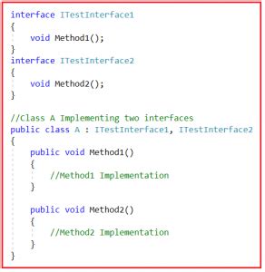 Image result for C# Interface with Methods
