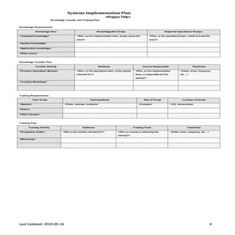 Image result for System Implementation Plan