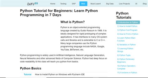 Python Learning Website ਲਈ ਪ੍ਰਤੀਬਿੰਬ ਨਤੀਜਾ