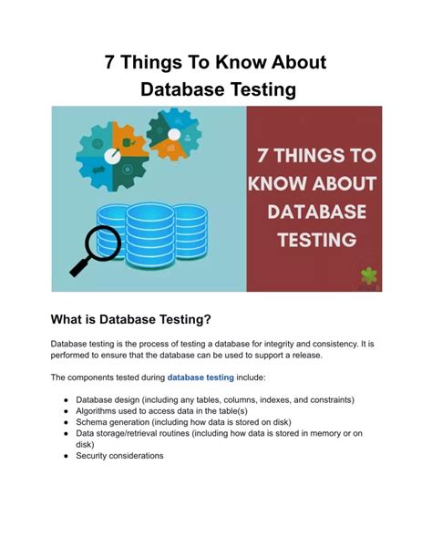 Image result for Database Testing PPT