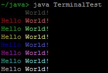 Image result for Java Console Output Text Color