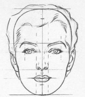 Image result for Human Face Proportion Worksheet