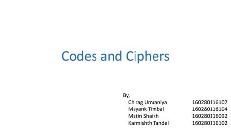 Code vs Cipher に対する画像結果