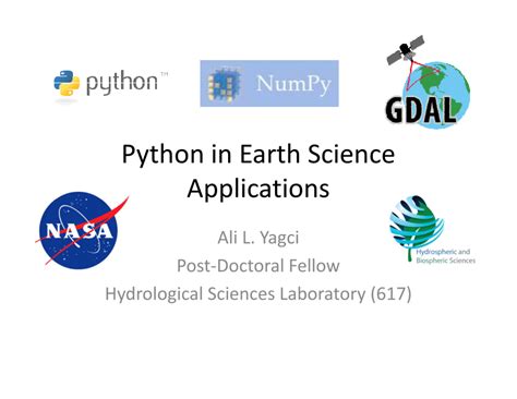Image result for Earth Science Python