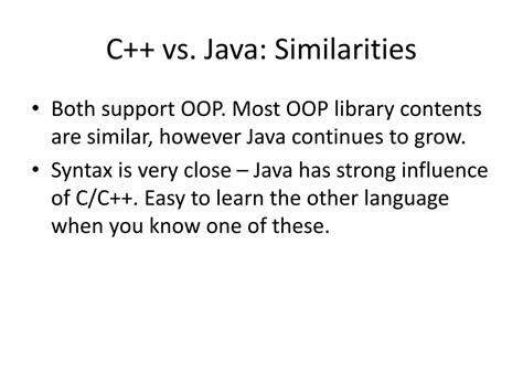 Java vs C++ Syntax Side by Side に対する画像結果