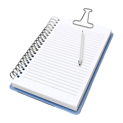 Image result for Blank Notepad Clip Art PNG