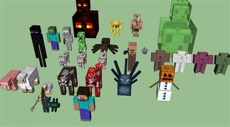 Image result for Minecraft Mobs with Many Faces
