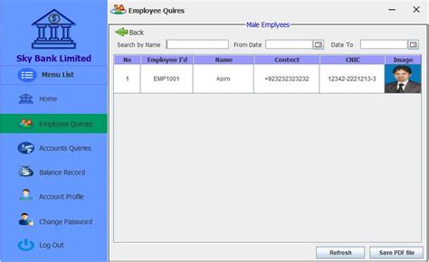 Image result for Simple Account Management GUI