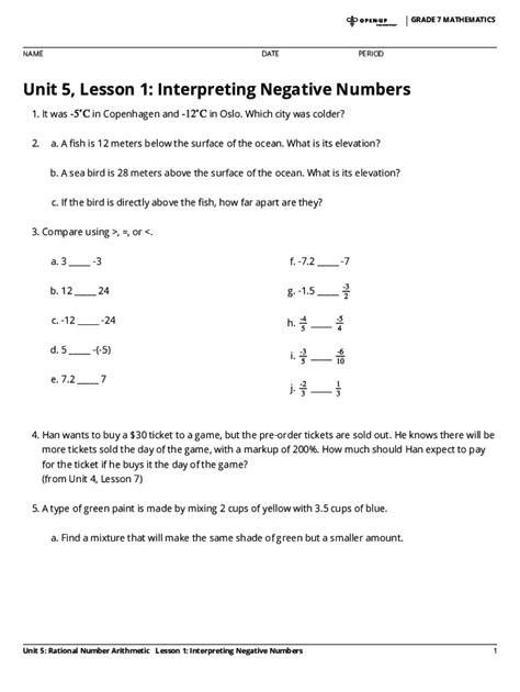 Image result for Interpreting Negative Numbers