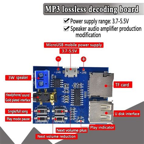 Image result for MP3-Format Decoder Board Module Circuit Diagram
