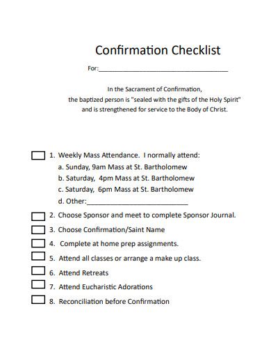 Image result for Process Confirmation Checklist