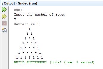 Increasing Pyramid Java に対する画像結果