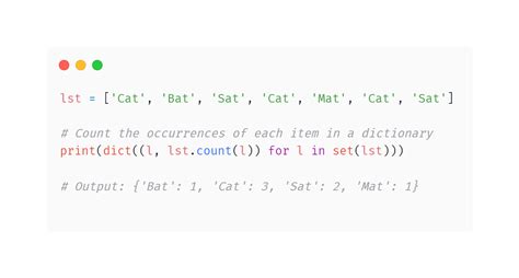 How to Do the Count Function in Python に対する画像結果