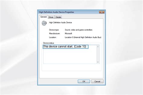 Image result for The Device Cannot Start Code 10