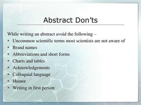 Image result for Science Fair Abstract Examples